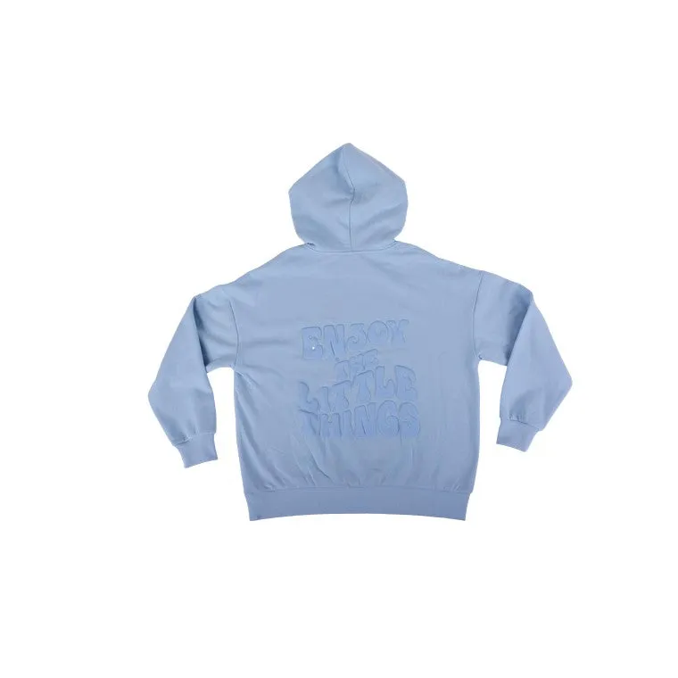 Oversized Hoodie, Blue, Size S