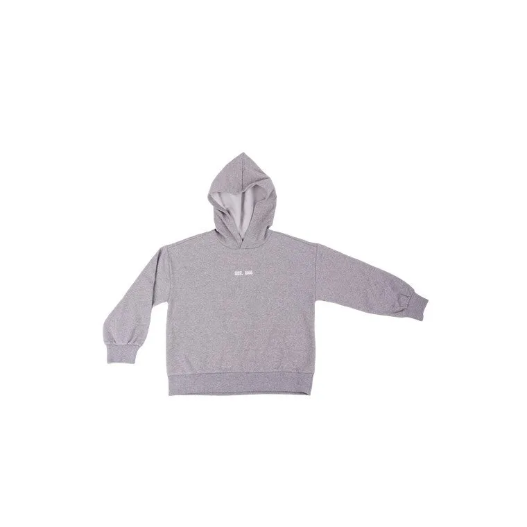Oversized Hoodie, Grey Marle, Size 10