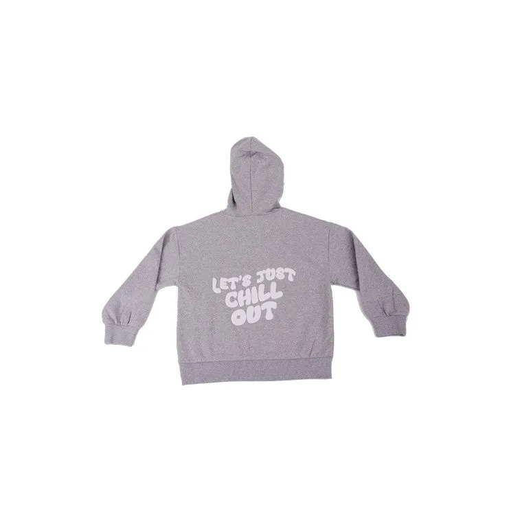 Oversized Hoodie, Grey Marle, Size 10