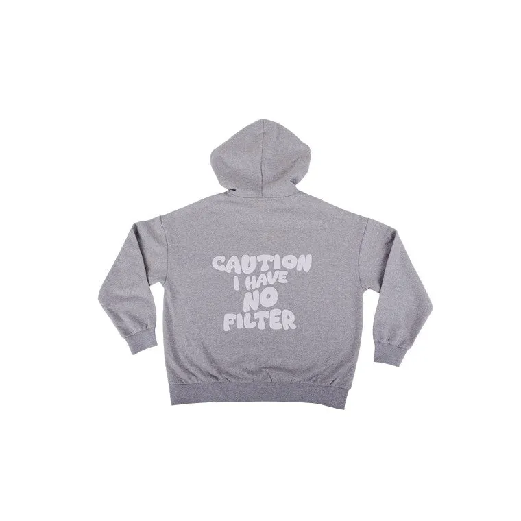 Oversized Hoodie, Grey Marle, Size L