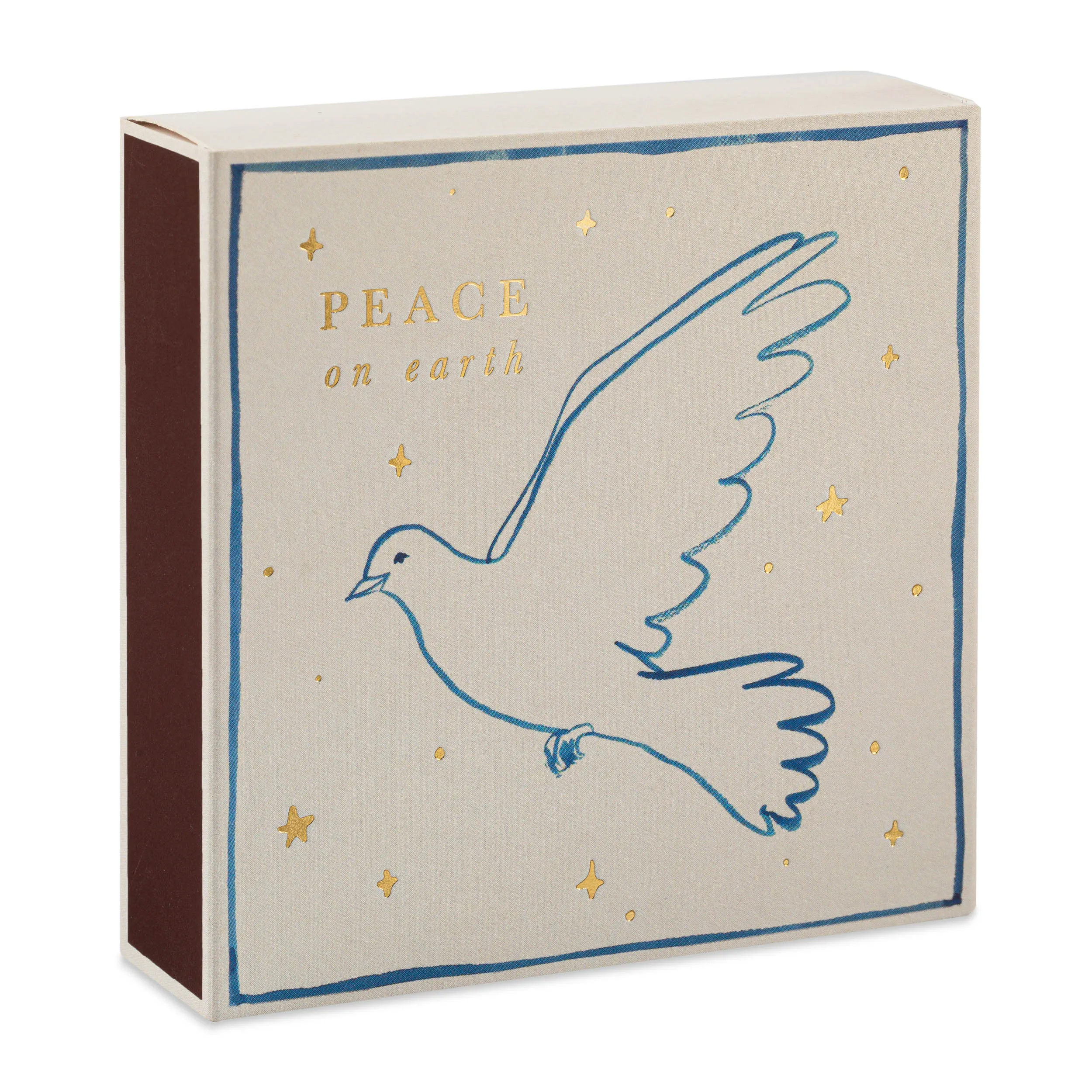 Peace Dove Square Match Box