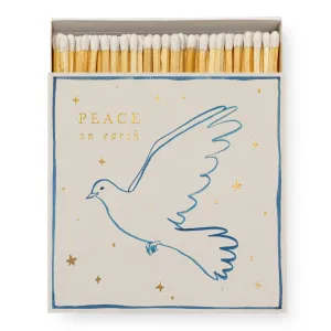 Peace Dove Square Match Box
