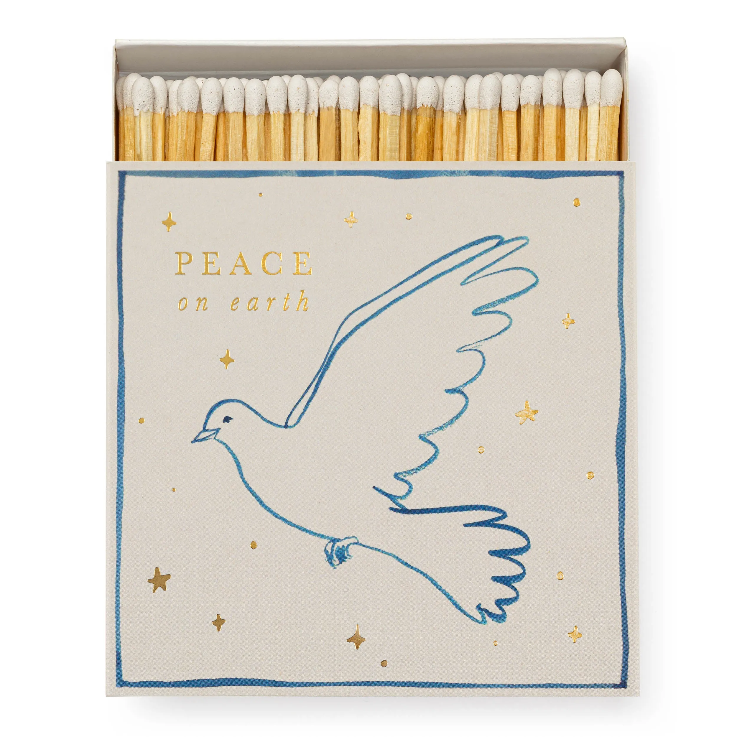 Peace Dove Square Match Box