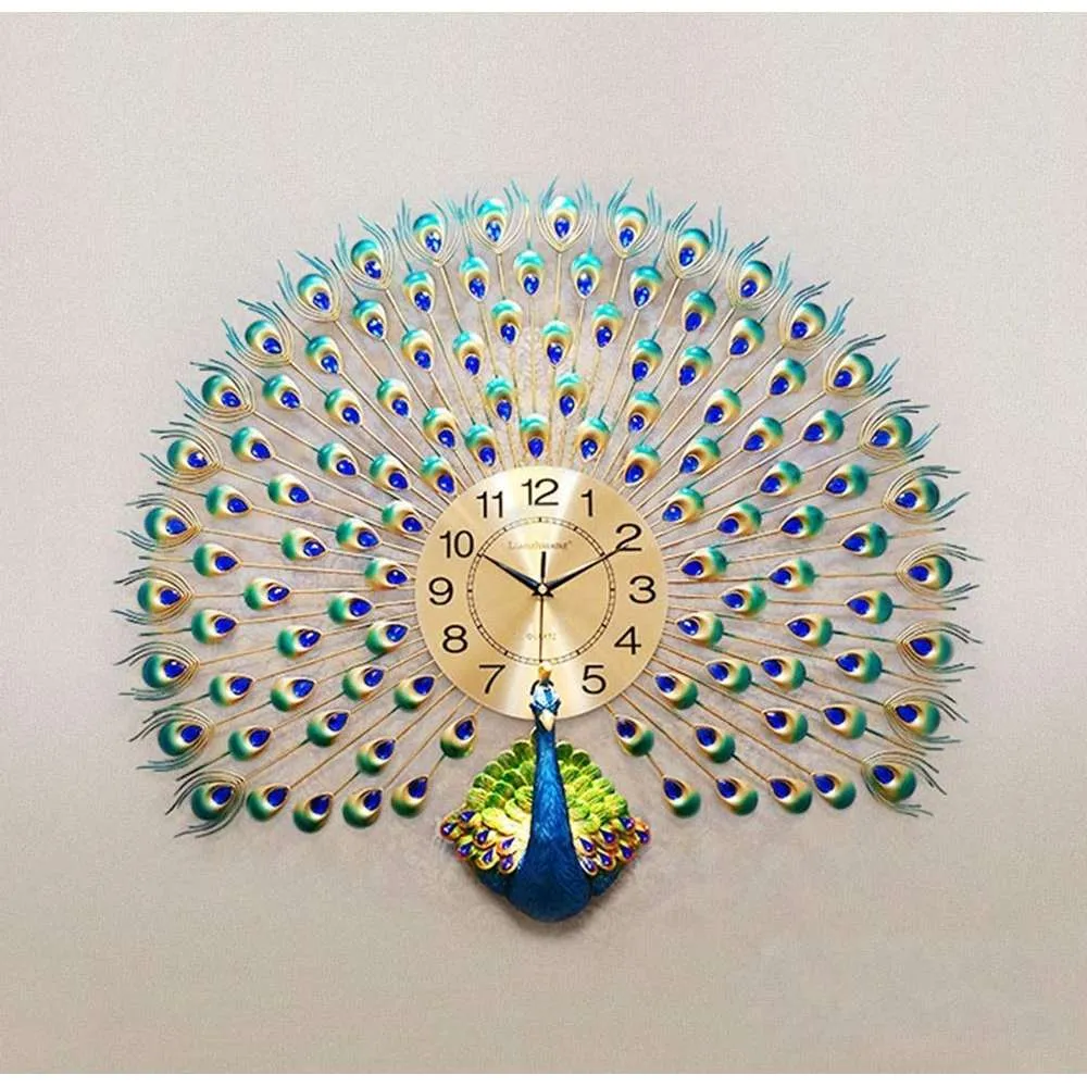 Peacock Wall Clock #517