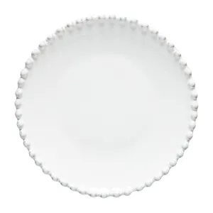Pearl White Bread Plate | 17cm