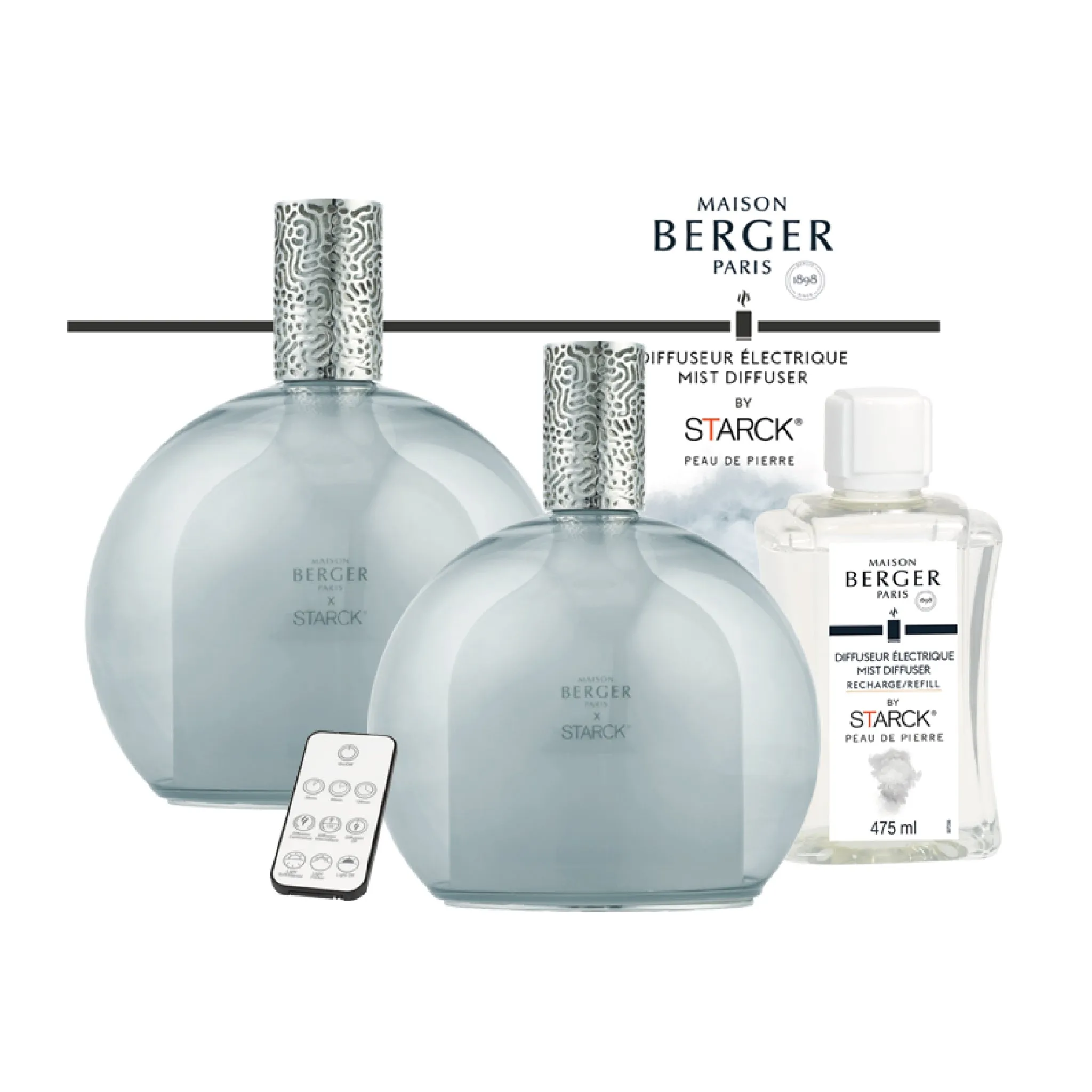 Peau de Pierre Electric Mist Diffuser | Starck Collection | Grey