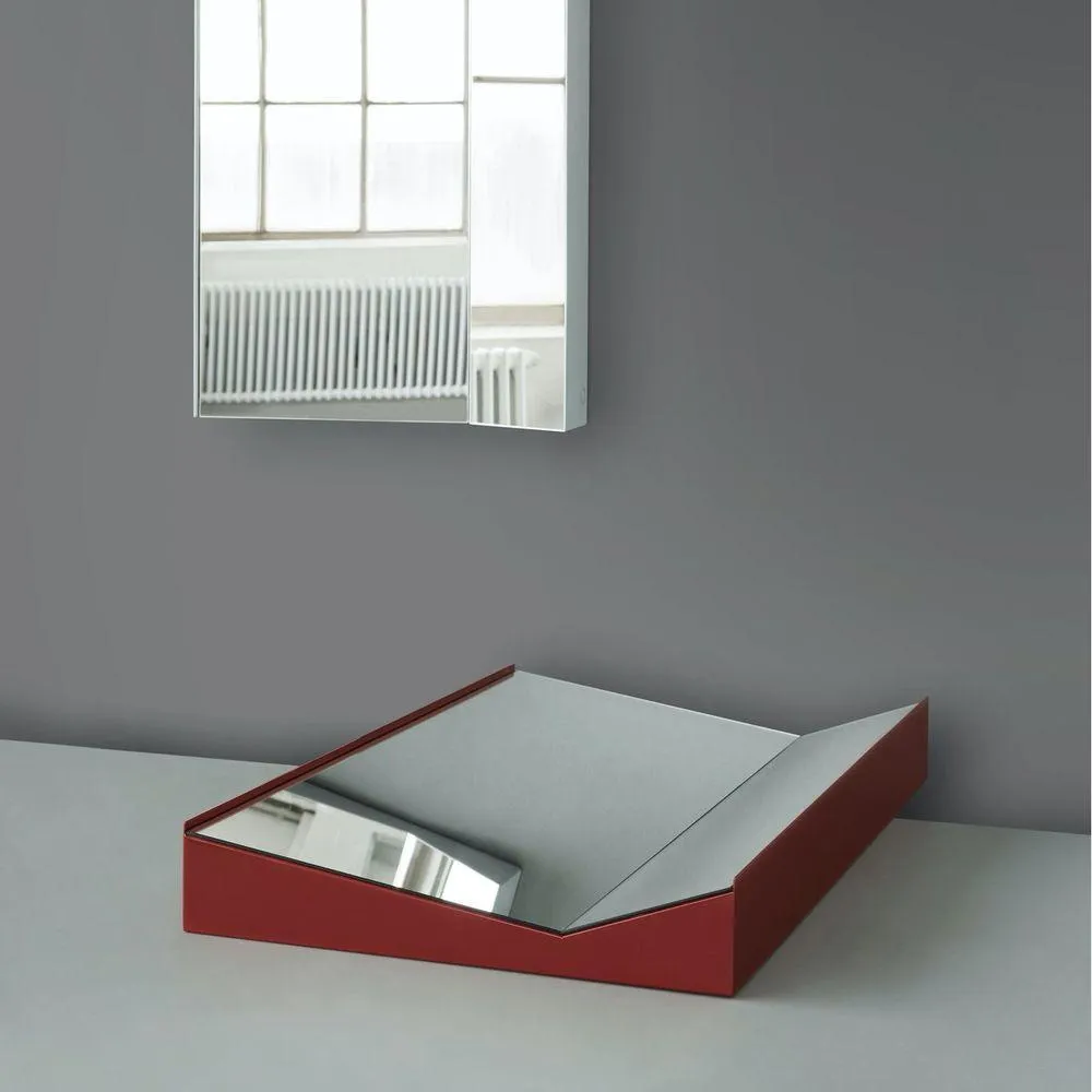 Please Wait To Be Seated Mimesis Mirror, Red