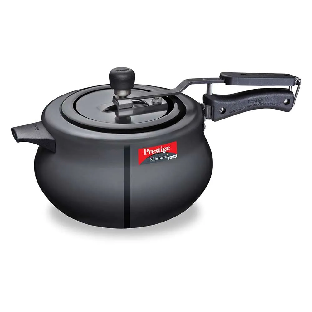 Prestige Nakshatra Plus Svachh Hard Anodised Aluminium Inner Lid Pressure Cooker5L