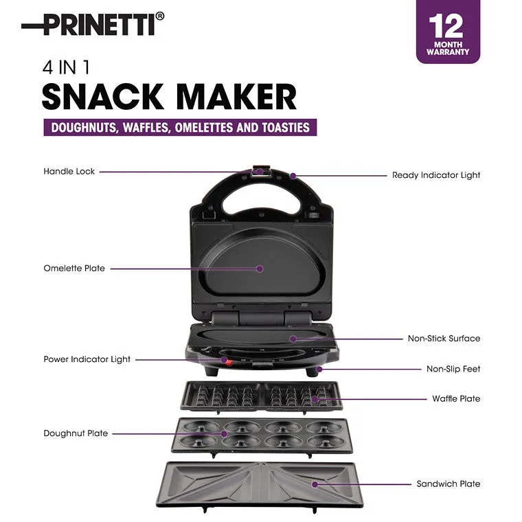 Prinetti 4 in 1 Snack Maker