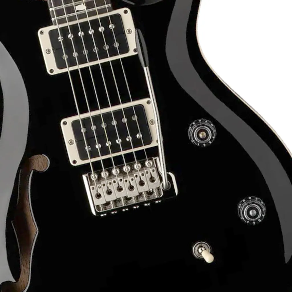 PRS CE24 Semi Hollow Black Top
