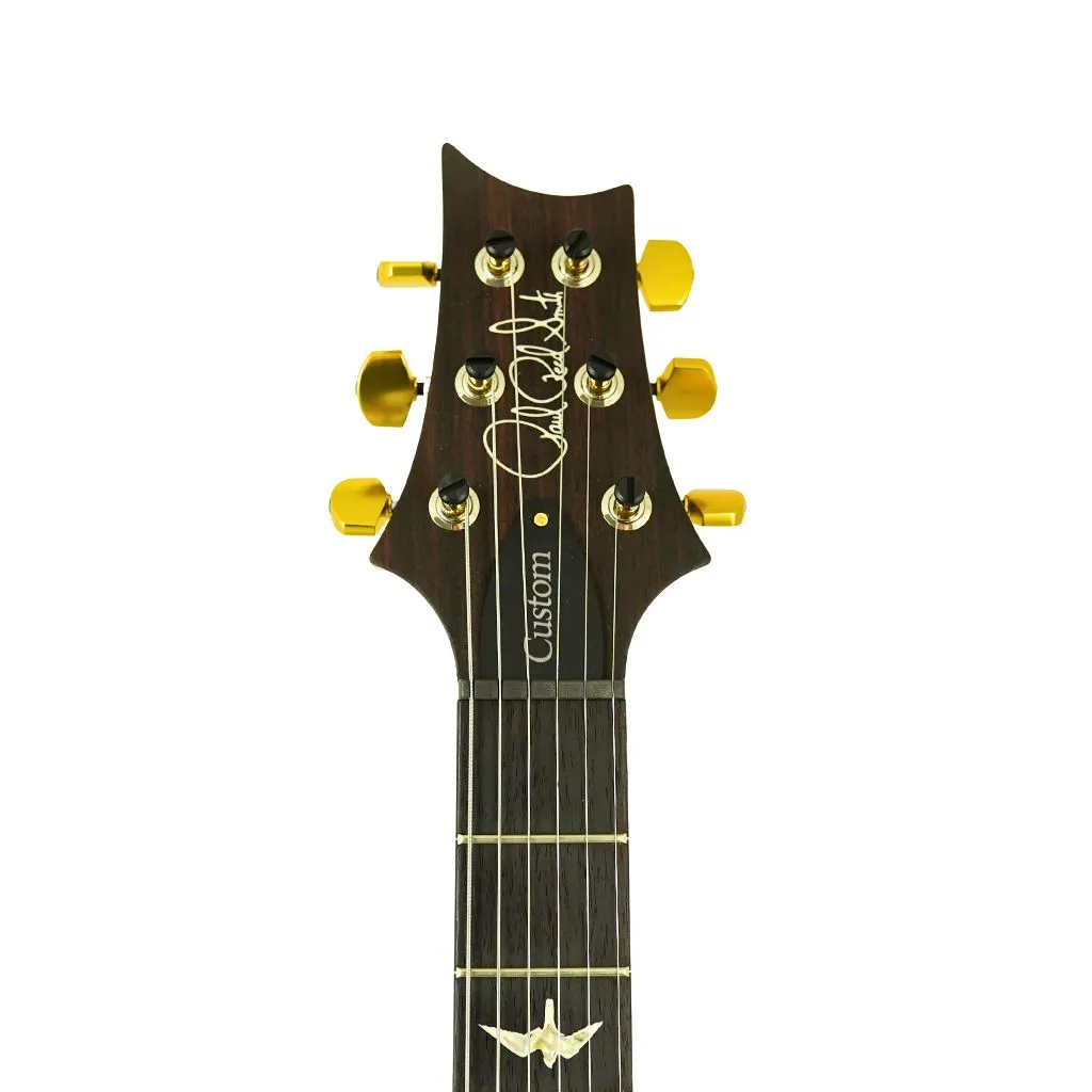 PRS Custom 24, Pat Thin Neck, 10 Top, Orange Tiger