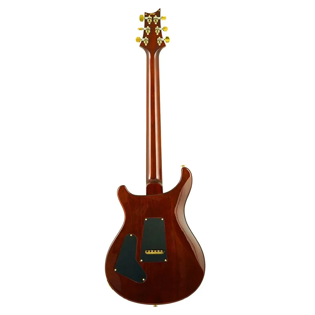 PRS Custom 24, Pat Thin Neck, 10 Top, Orange Tiger