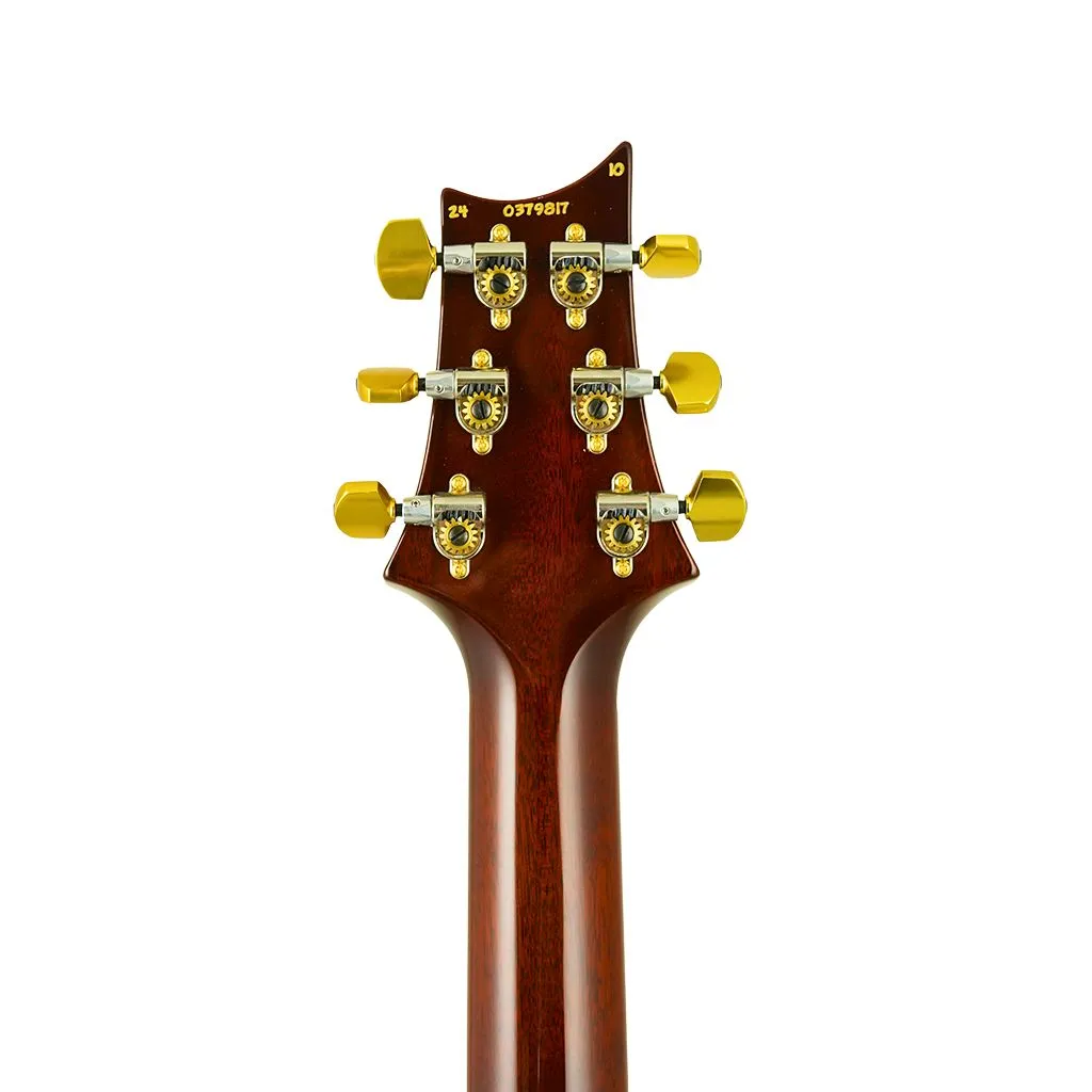 PRS Custom 24, Pat Thin Neck, 10 Top, Orange Tiger