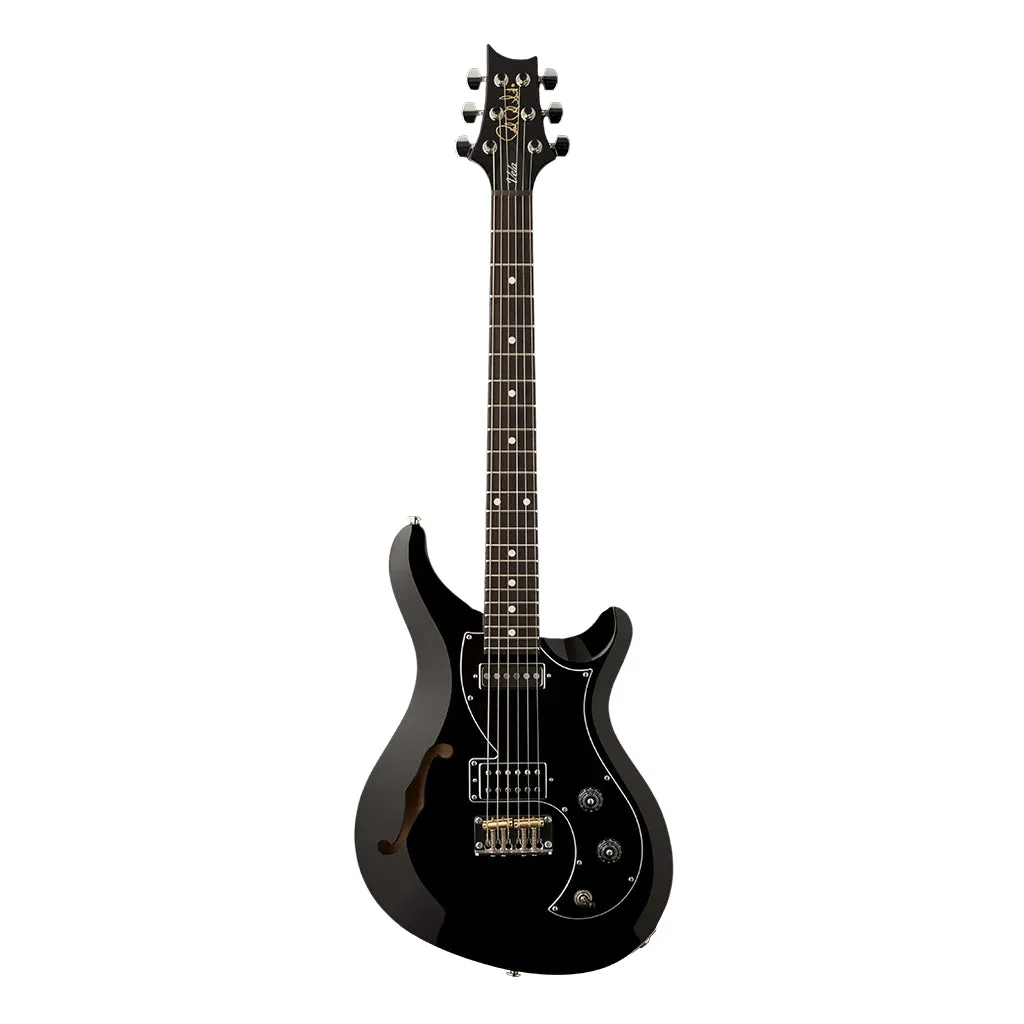 PRS S2 Vela Semi-Hollow - Black - Dot Inlay
