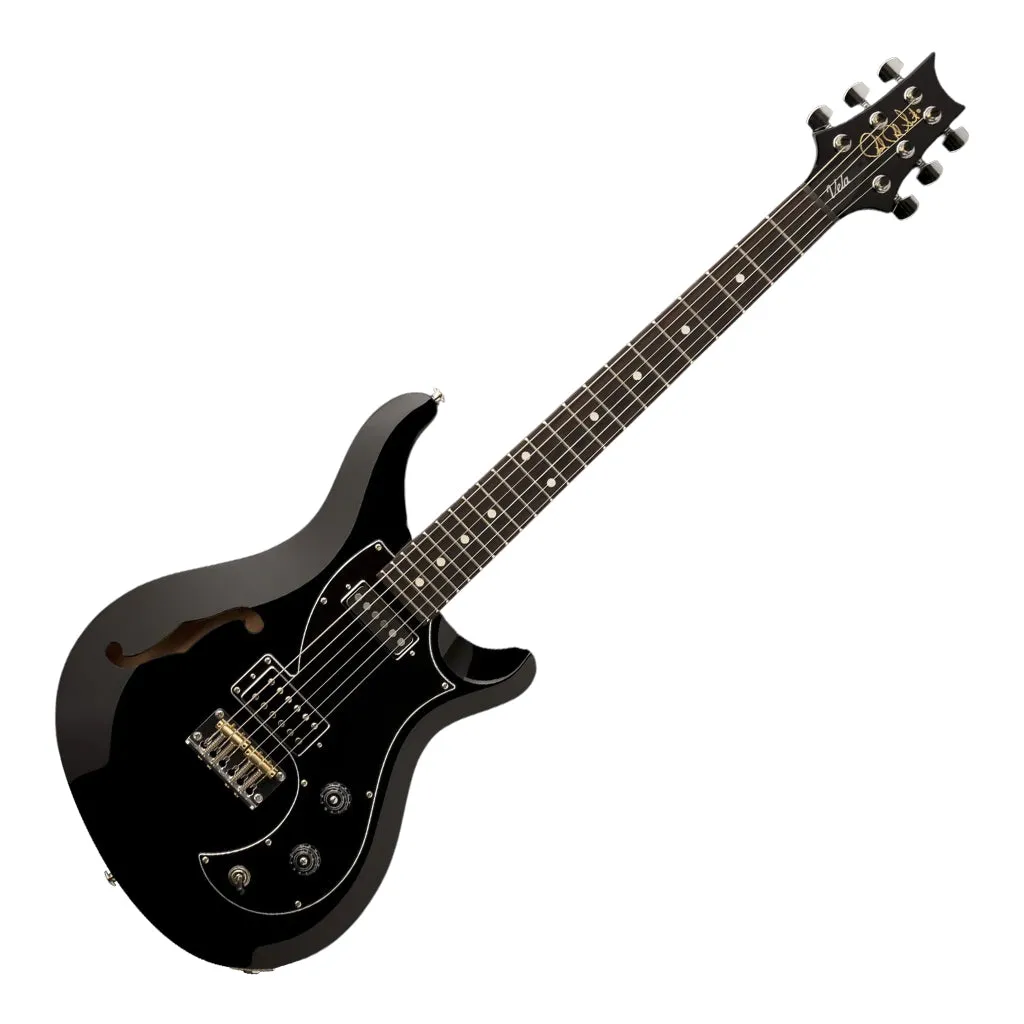 PRS S2 Vela Semi-Hollow - Black - Dot Inlay