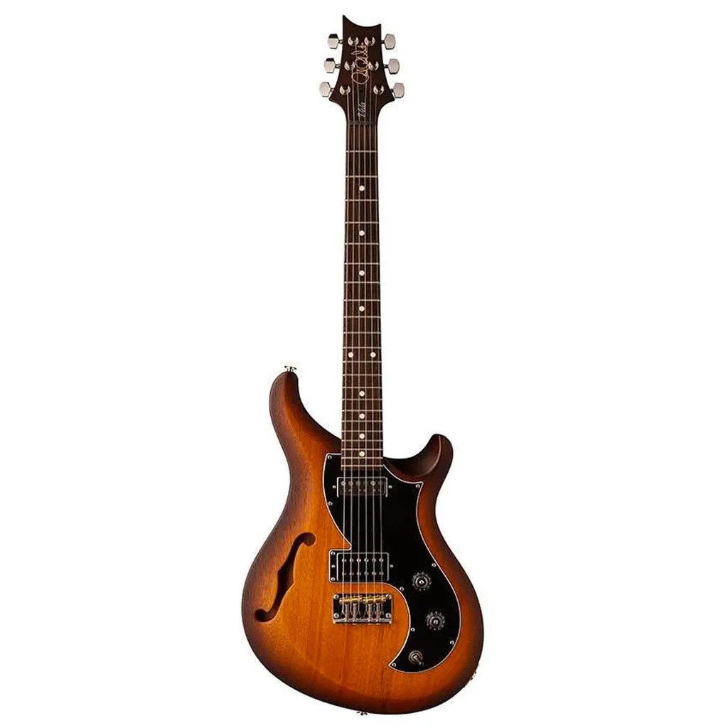 PRS S2 Vela Semi Hollow Satin - McCarty Tobacco Sunburst - Dot Inlay