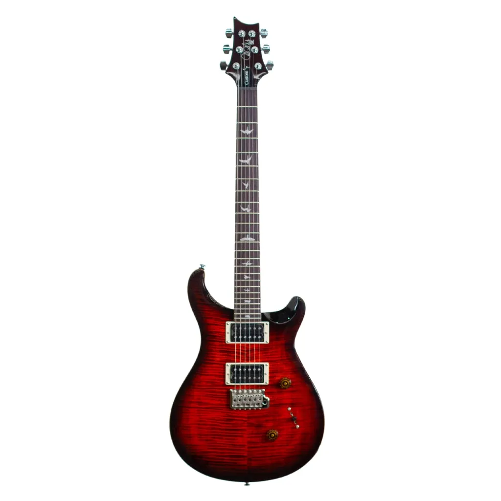 PRS SE Custom 24 Electric Guitar - Orange Tiger Smoked Burst