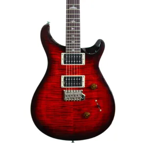 PRS SE Custom 24 Electric Guitar - Orange Tiger Smoked Burst