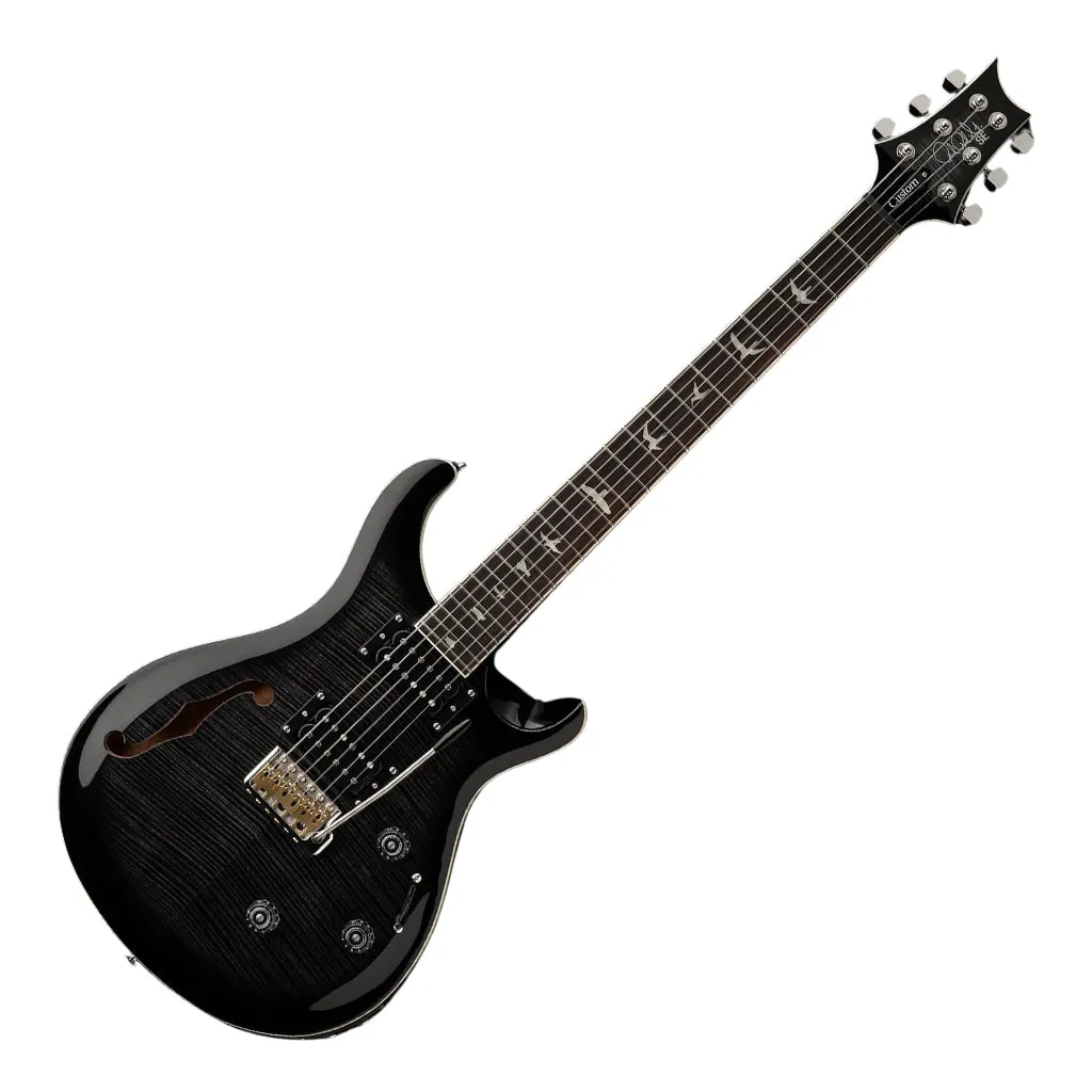 PRS SE Custom 24 Semi Hollow Piezo - Charcoal Burst