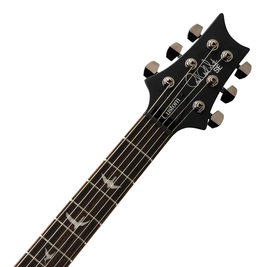 PRS SE Exotic Veneer Limited Edition Custom 24-08 Poplar Burl - Lake Blue Midnight Burst