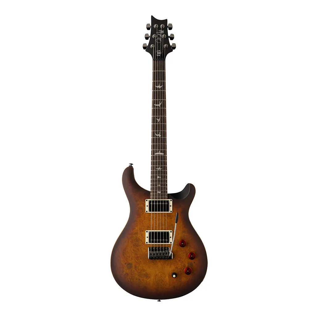 PRS SE Exotic Veneer Limited Edition DGT Laurel Burl - McCarty Tobacco Burst