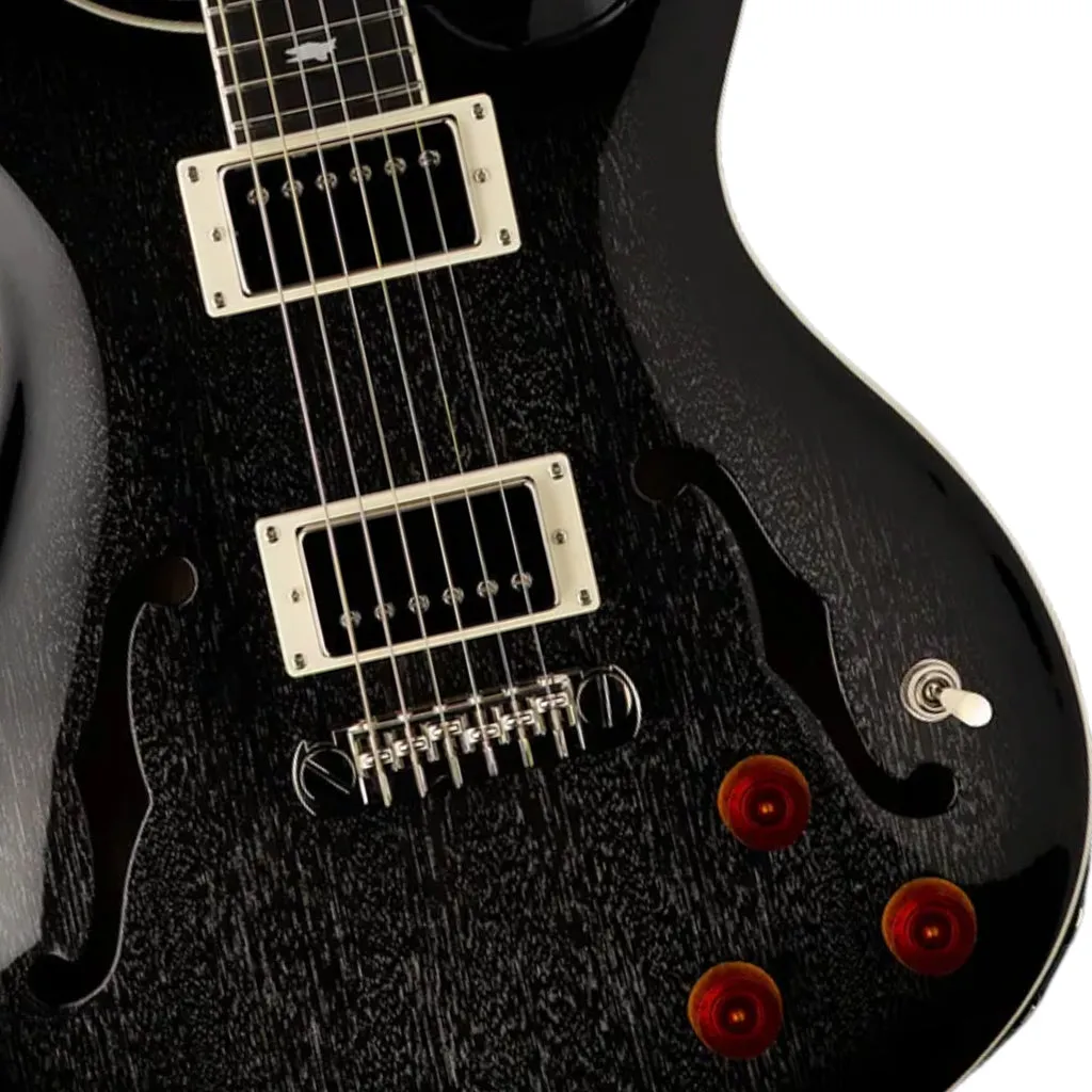 PRS SE Hollowbody Standard Piezo - Dog Hair Smokeburst