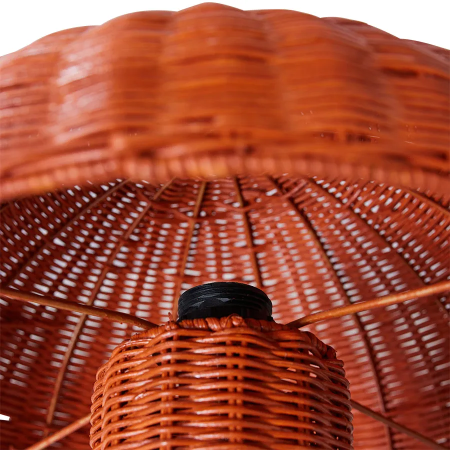 Rattan Table Lamp Coral