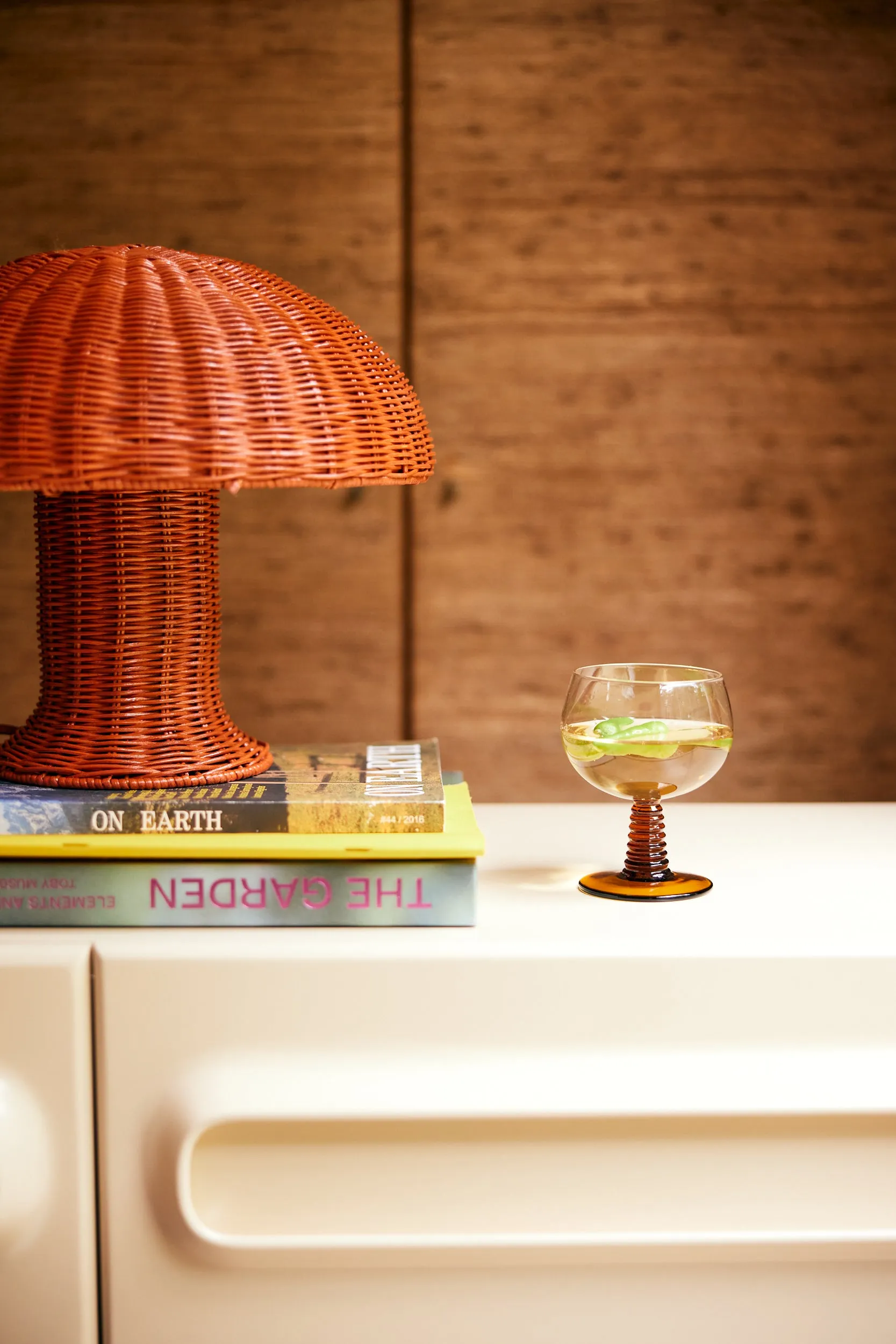 Rattan Table Lamp Coral