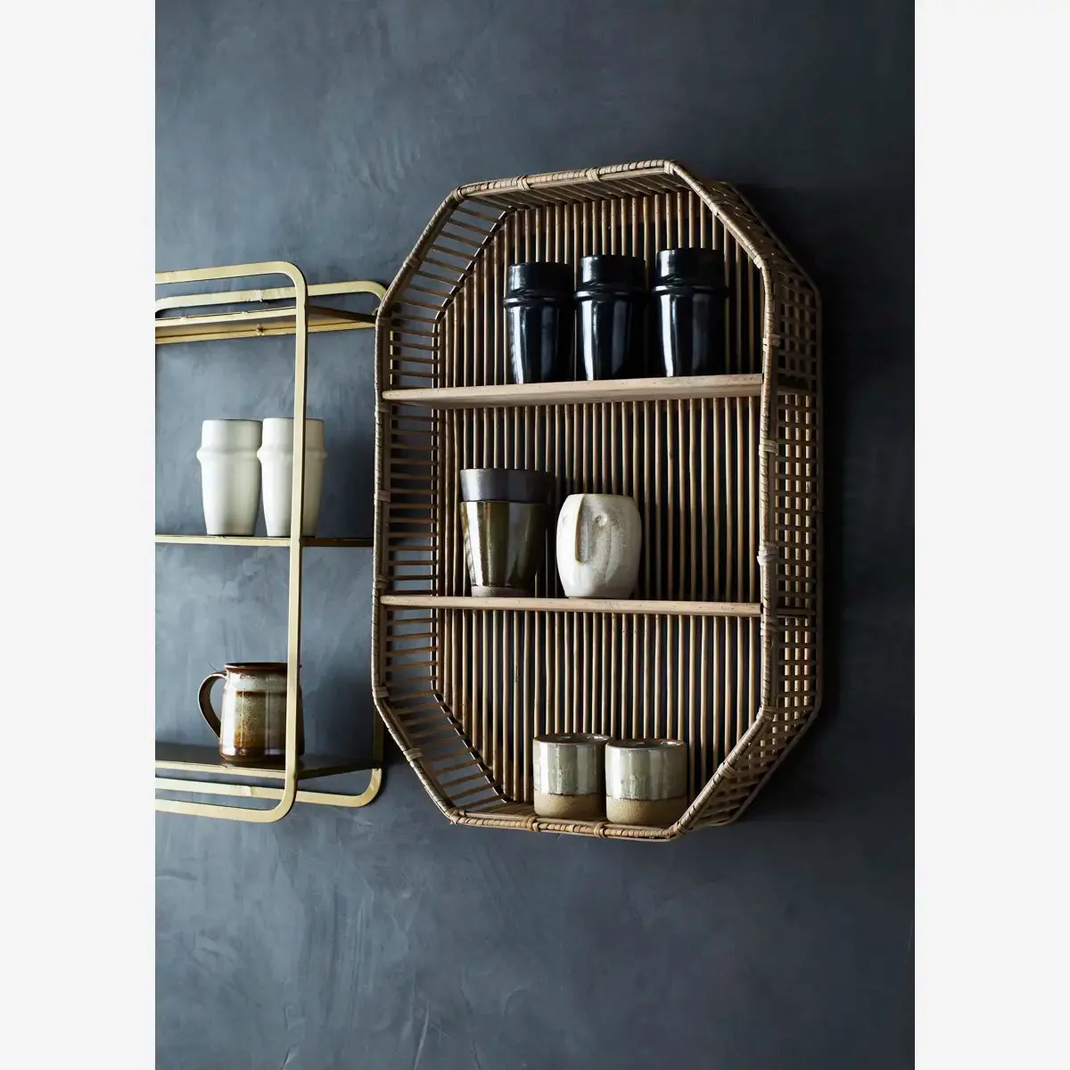 Rectangular Bamboo Shelf