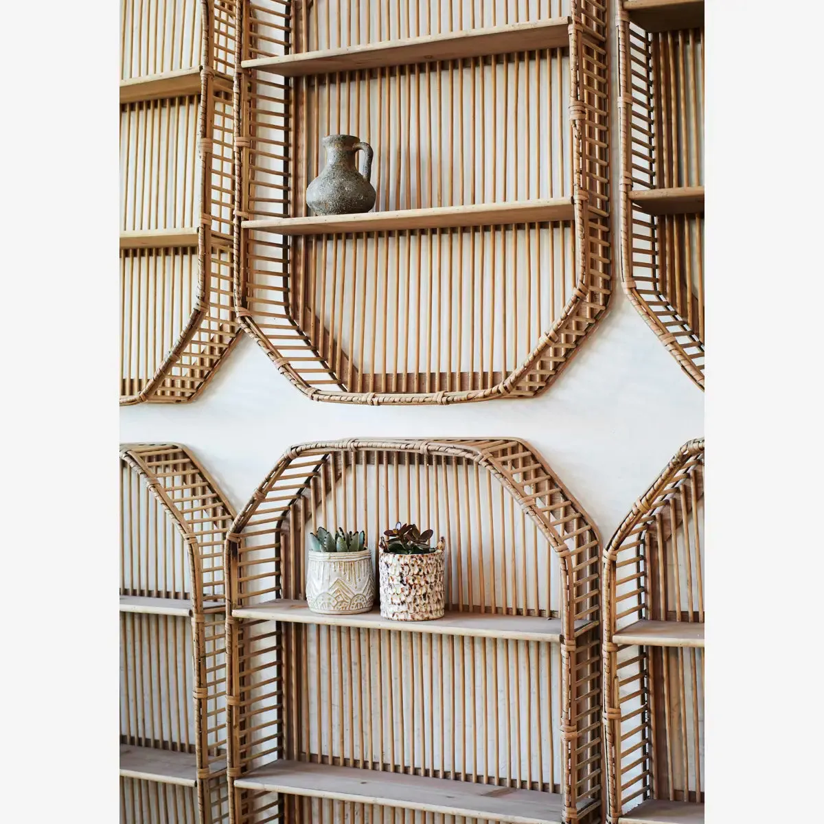 Rectangular Bamboo Shelf