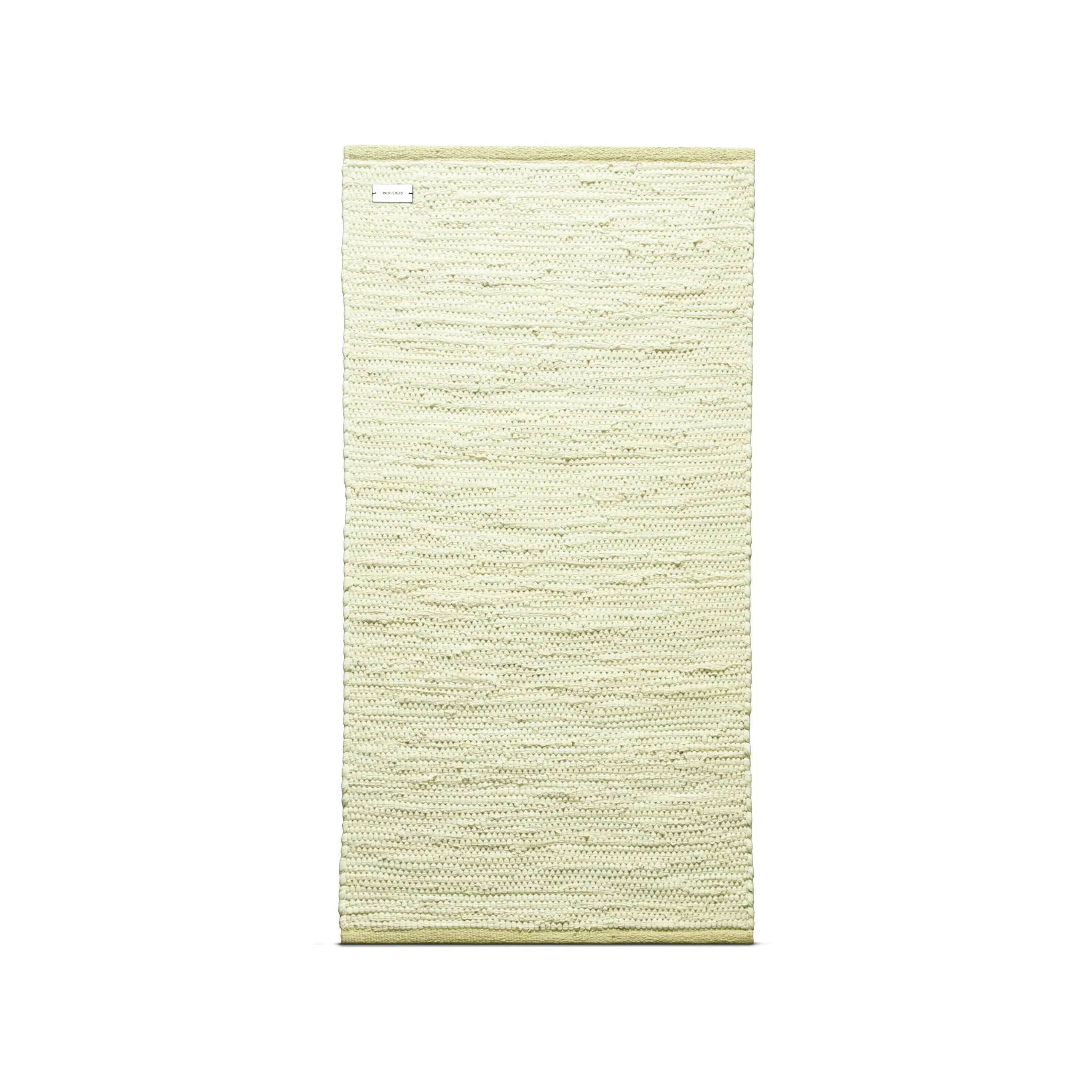 Rug Solid Cotton Rug 135x65 Cm, Lemon