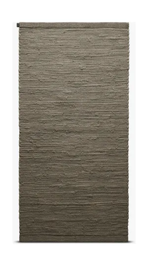 Rug Solid Cotton Rug 170 X 240 Cm, Cashmere
