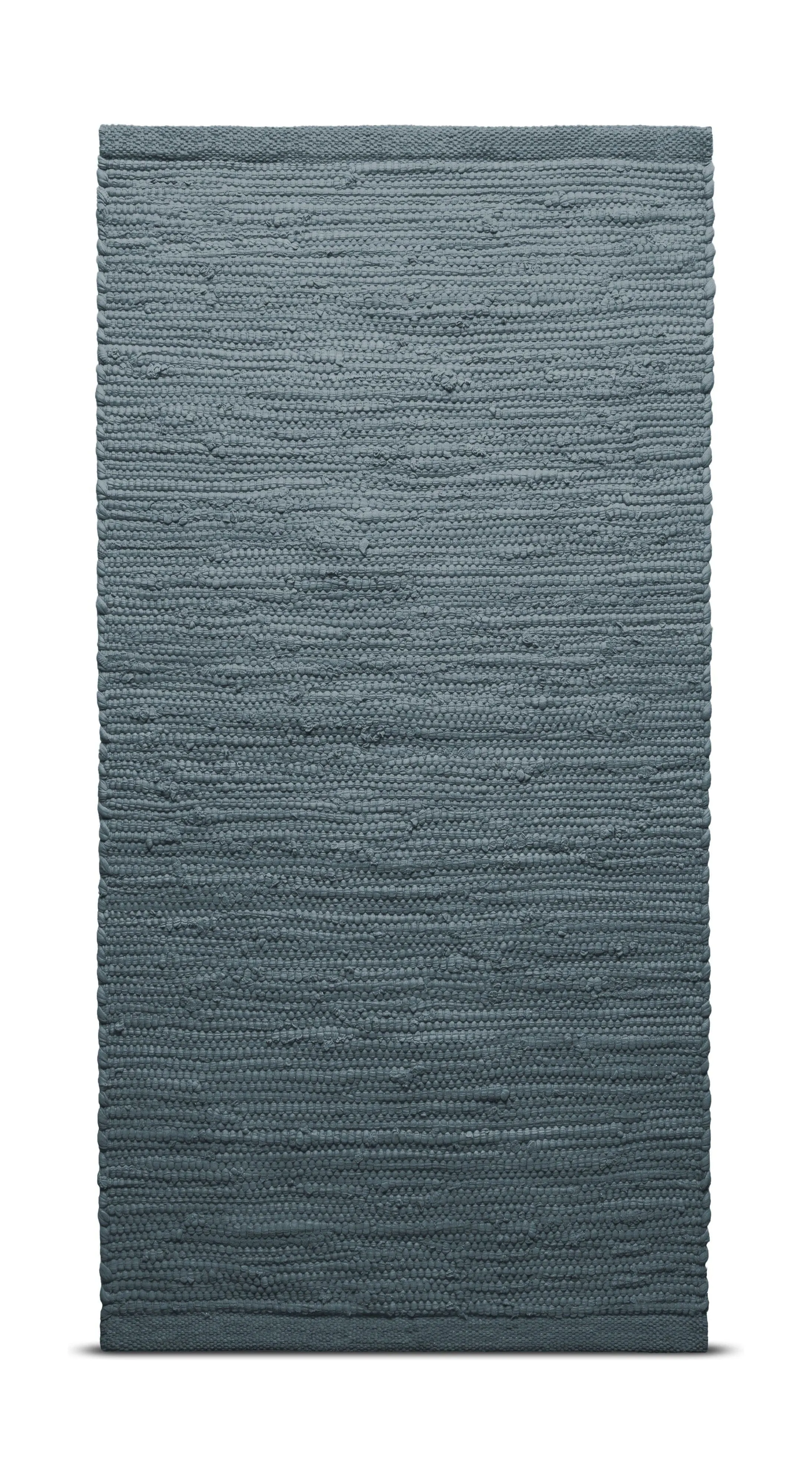 Rug Solid Cotton Rug 170 X 240 Cm, Steel Grey