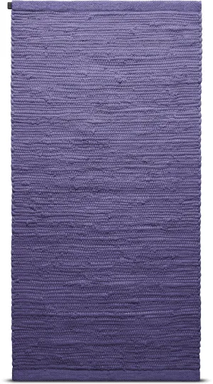 Rug Solid Cotton Rug 75 X 200 Cm, Electric