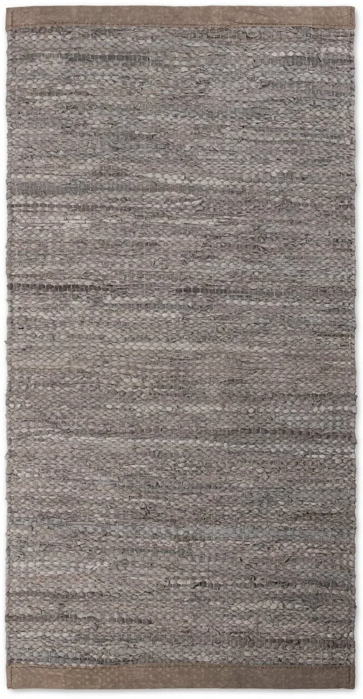 Rug Solid Leather Carpet Wood, 170 X 240 Cm