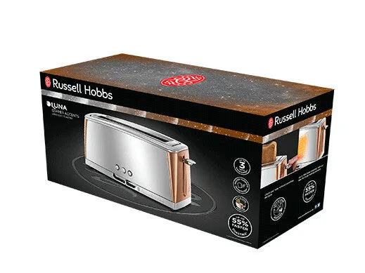 Russell Hobbs Luna 2 slice(s) Copper, Stainless steel