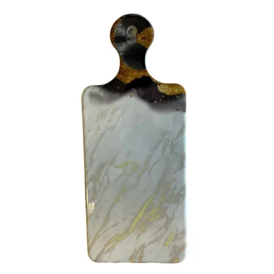SALE🔥GOLD MARBLE LOOK CERAMIC TRIVET