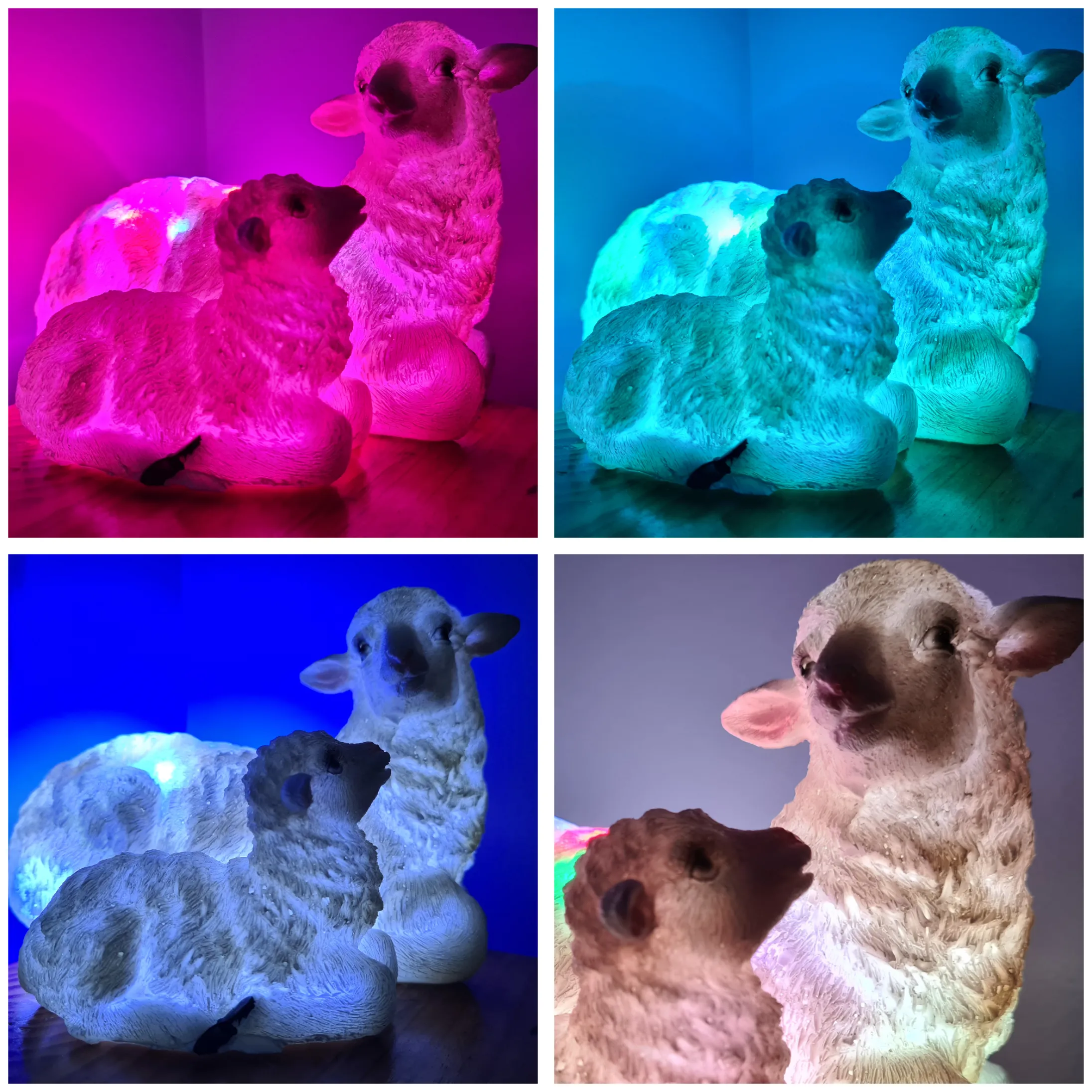 Sale💥UNIQUE EWE & LAMB LAMP-made by me