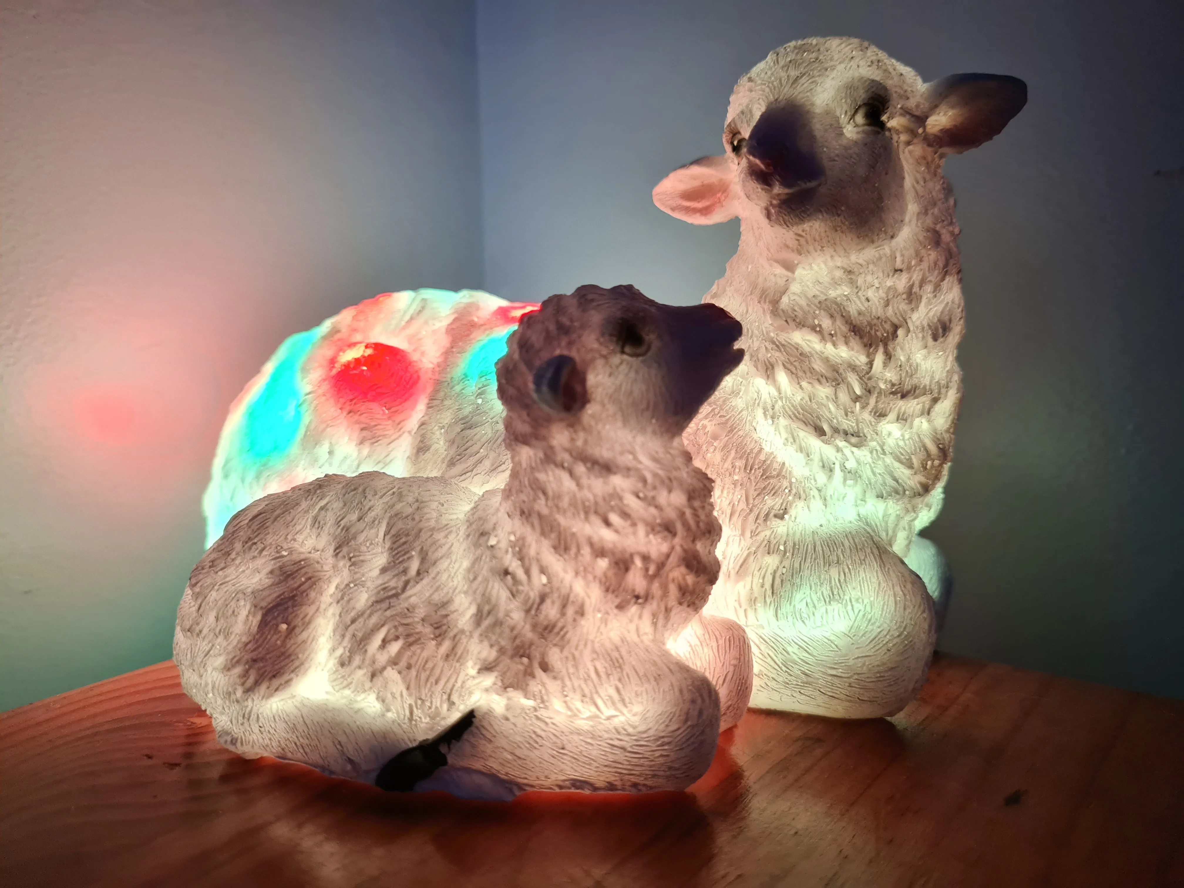 Sale💥UNIQUE EWE & LAMB LAMP-made by me