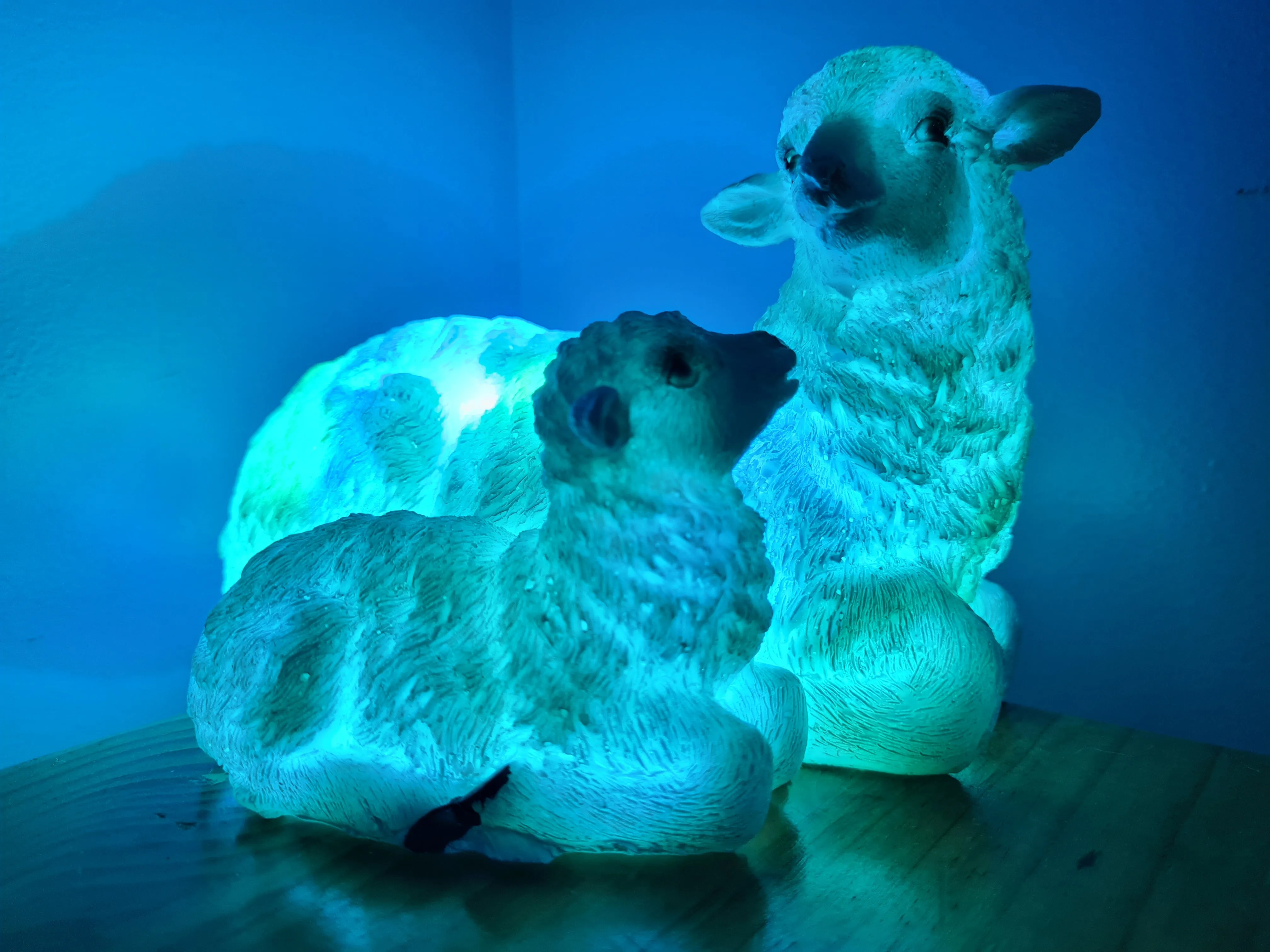 Sale💥UNIQUE EWE & LAMB LAMP-made by me