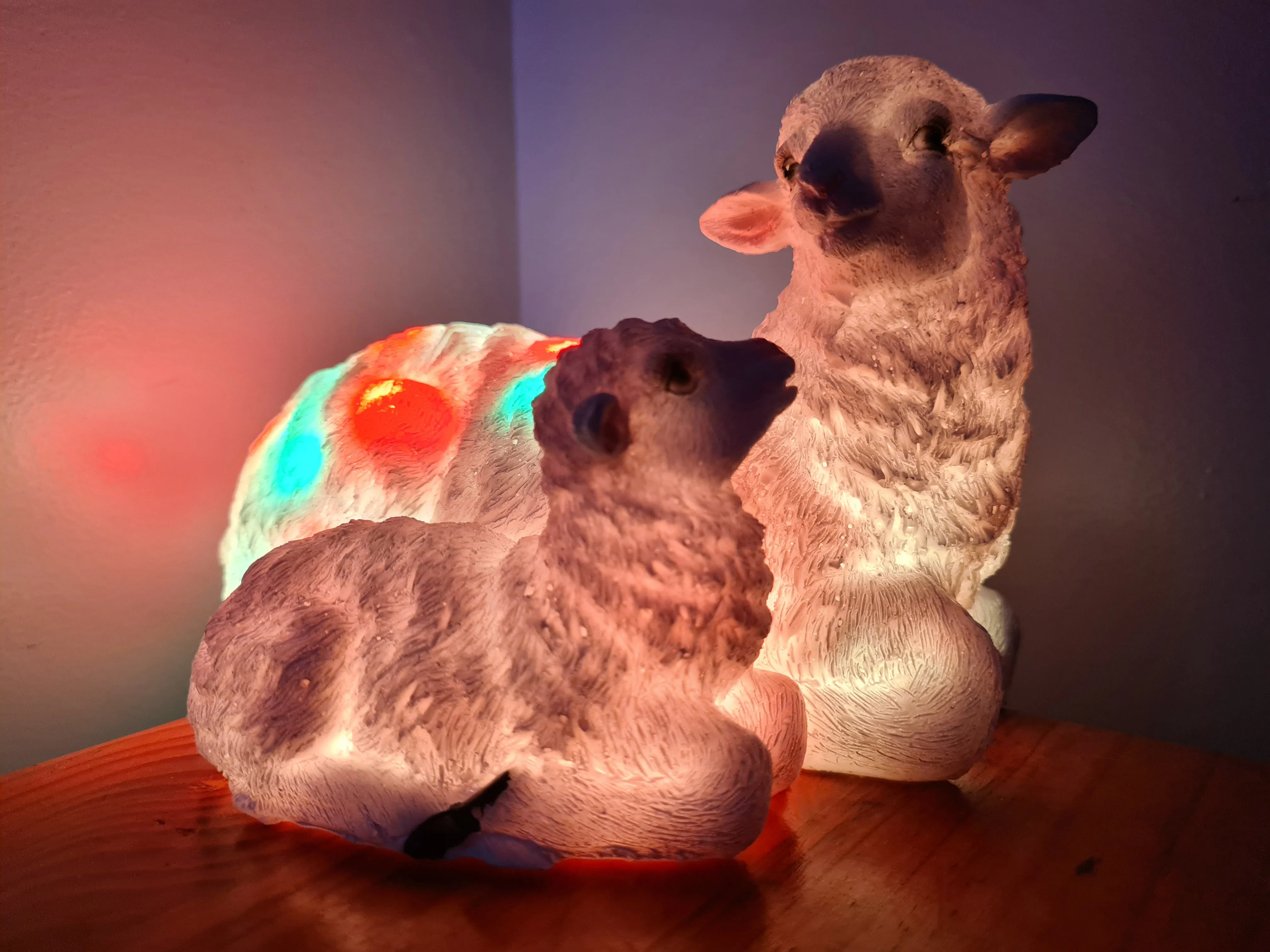 Sale💥UNIQUE EWE & LAMB LAMP-made by me