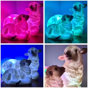 Sale💥UNIQUE EWE & LAMB LAMP-made by me