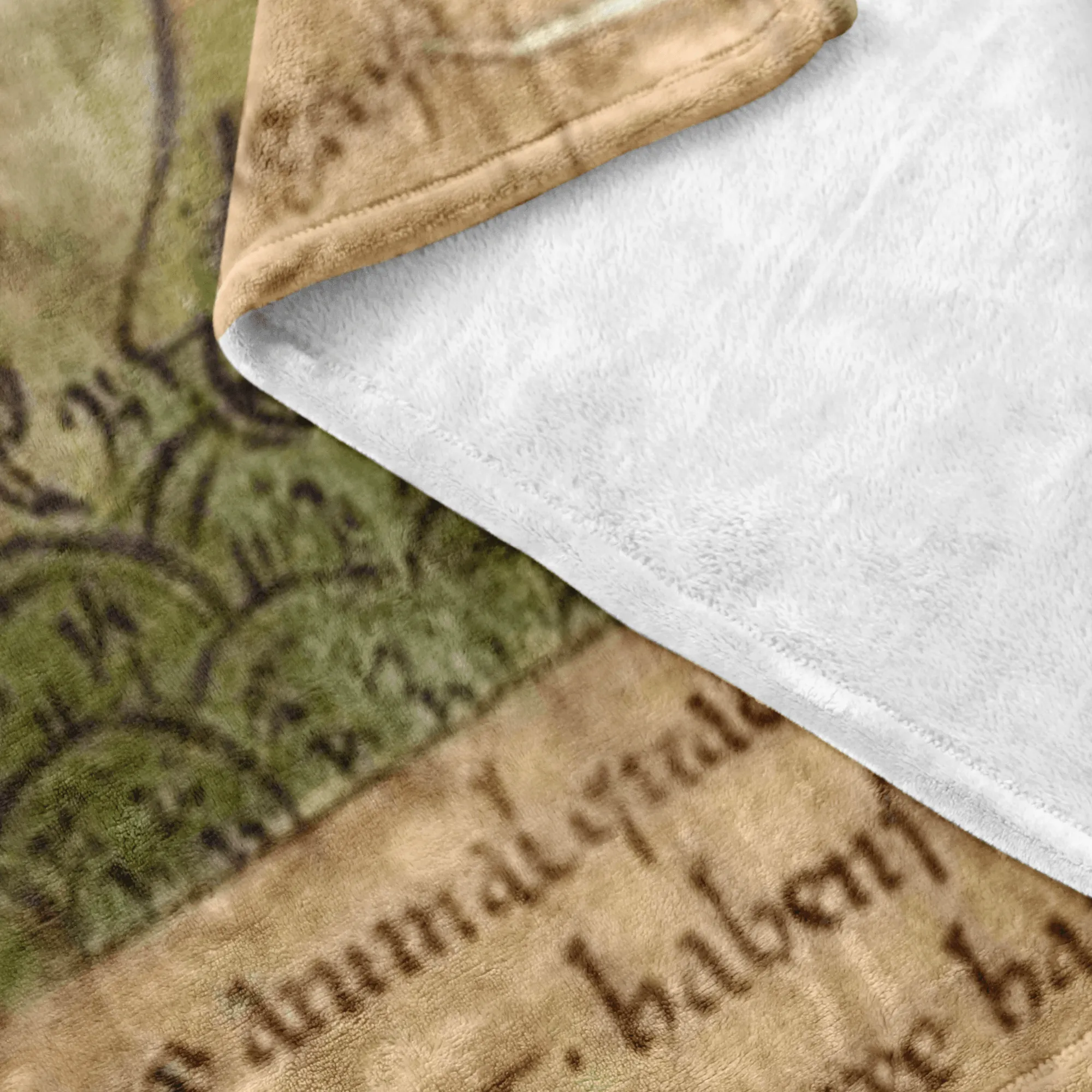 Satan upon Behemoth Medieval Blanket