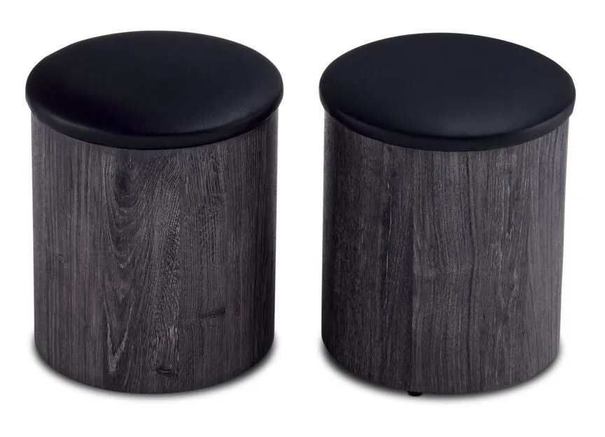 Serpentine II Stool - Dark Grey