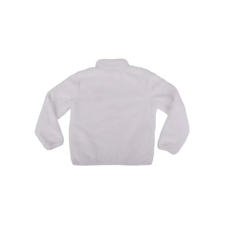 Sherpa Half Zip, Cream, Size L