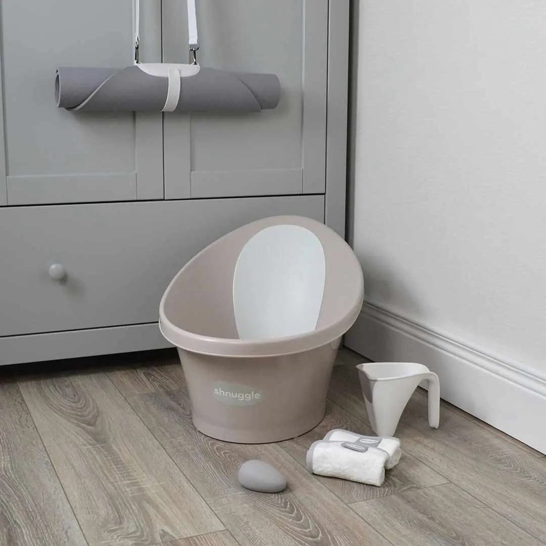 Shnuggle Baby Bath   Plug - Taupe