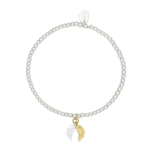 Sienna Wings Bracelet | She Believed She Could So She Did | Silver Plated