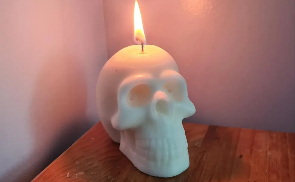 SKULL CANDLES handmade by me