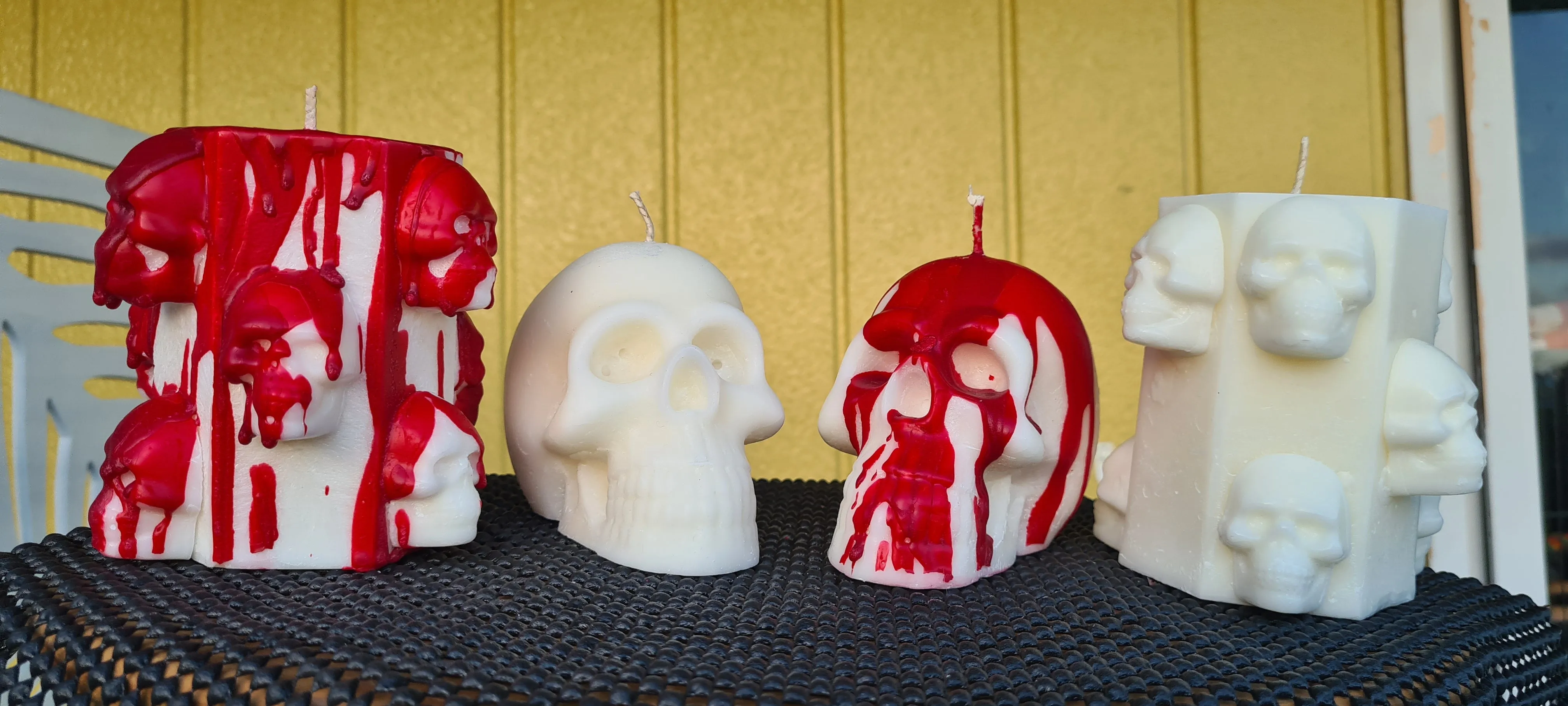 SKULL CANDLES handmade by me