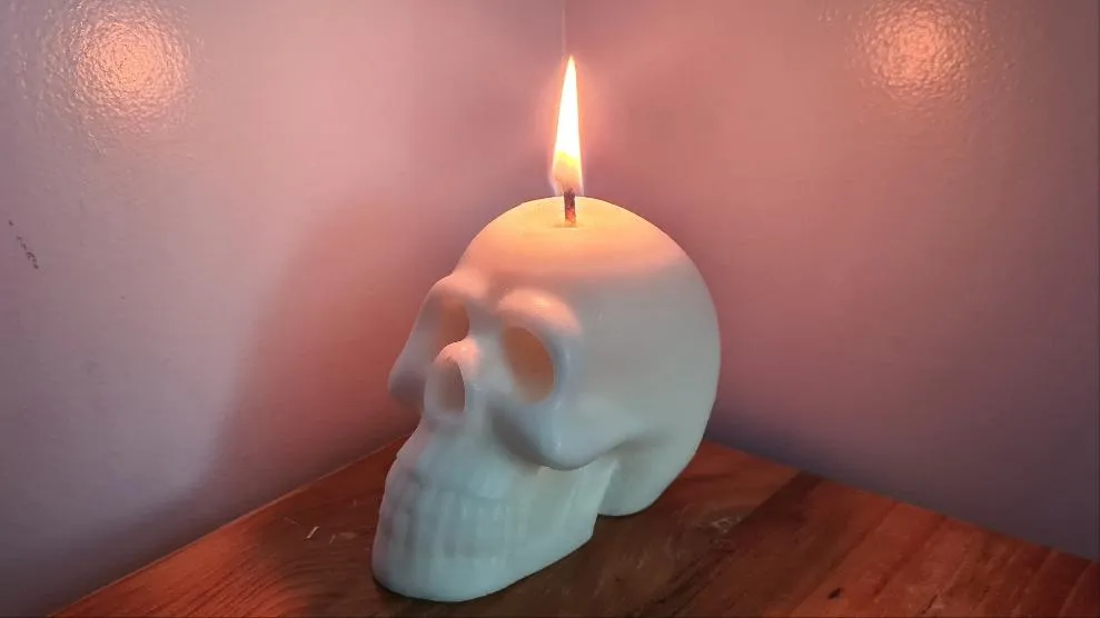 SKULL CANDLES handmade by me